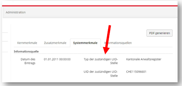 UID Eintrag Bild 3